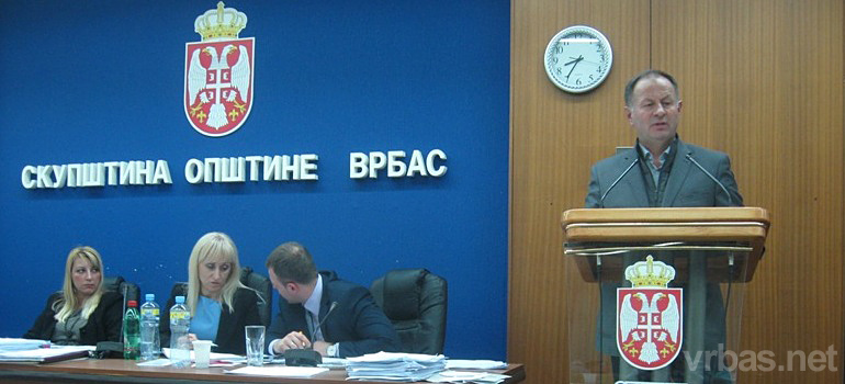 Skupština opština Vrbas usvojila je budžet za 2016. godinu. 